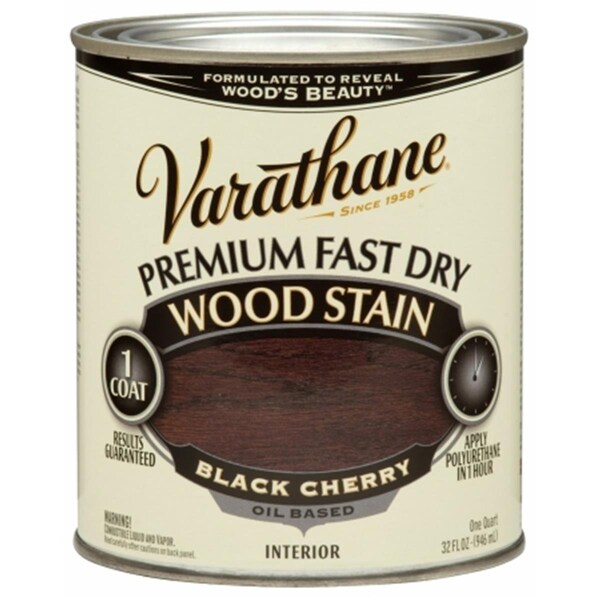 Varathane 1 Quart Black Cherry Fast Dry Wood Stain VA311552 - main